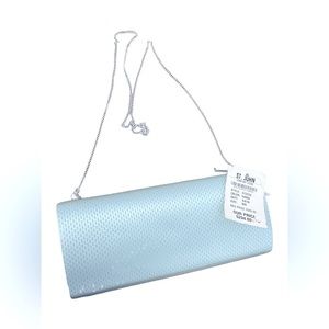 St. John Blue Clutch